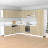 Wall Mounted Cabinet Lyon Sonoma Oak 50x31x60 cm Engineered Wood - Side View