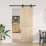 Sliding Door Hardware Kit 152,5 cm Steel Black