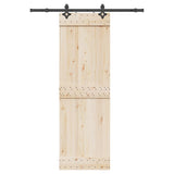 Sliding Door Hardware Kit 152,5 cm Steel Black