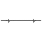 Sliding Door Hardware Kit 213,5 cm Steel Black