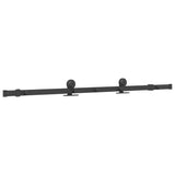 Sliding Door Hardware Kit 152,5 cm Steel Black - Close-Up Angle