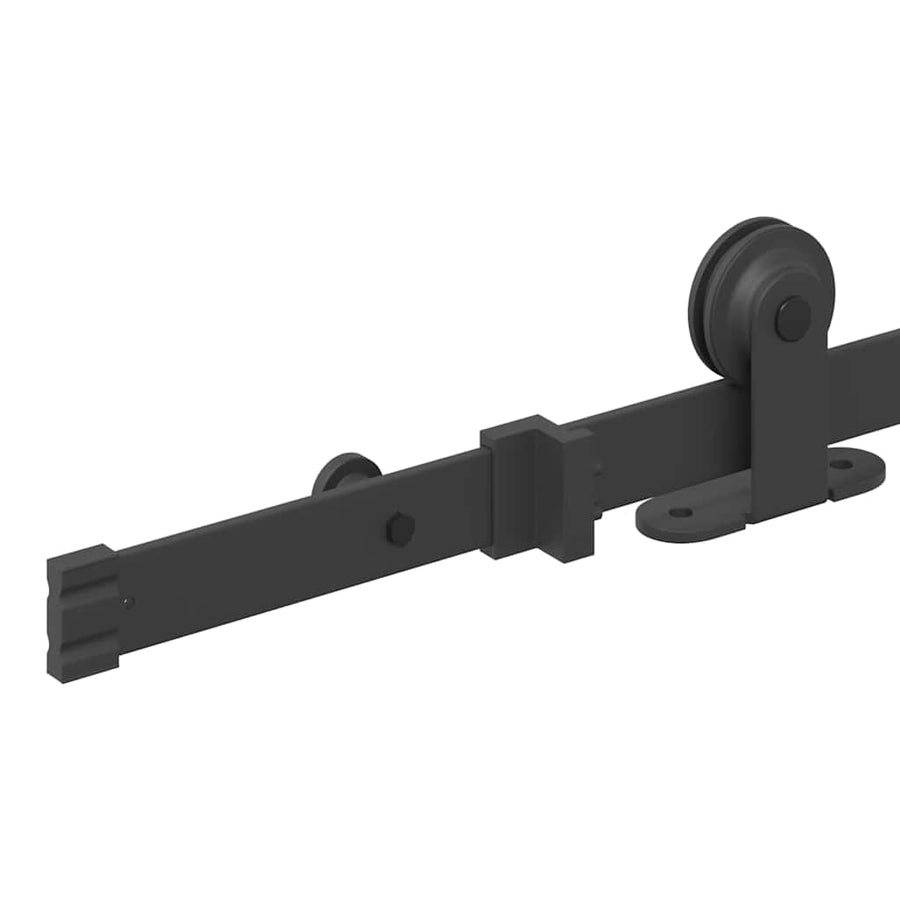 Sliding Door Hardware Kit 152,5 cm Steel Black