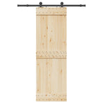 Sliding Door Hardware Kit 152,5 cm Steel Black