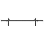 Sliding Door Hardware Kit 152,5 cm Steel Black