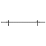 Sliding Door Hardware Kit 213,5 cm Steel Black