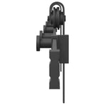 Sliding Door Hardware Kit 213,5 cm Steel Black