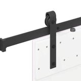 Sliding Door Hardware Kit 213,5 cm Steel Black - Extra Image