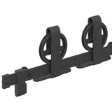 Sliding Door Hardware Kit 183 cm Steel Black - Extra Image