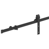 Sliding Door Hardware Kit 183 cm Steel Black - Extra Image