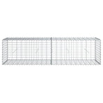 Gabion Basket with Cover 200x50x50 cm Galvanised Iron