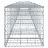 Gabion Basket with Cover 800x50x50 cm Galvanised Iron