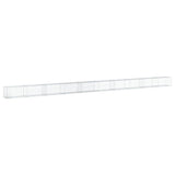 Gabion Basket with Cover 1000x50x50 cm Galvanised Iron