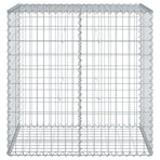 Gabion Basket with Cover 100x50x100 cm Galvanised Iron