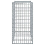Gabion Basket with Cover 100x50x100 cm Galvanised Iron
