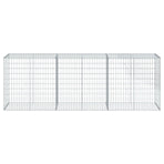 Gabion Basket with Cover 300x50x100 cm Galvanised Iron