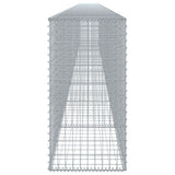 Gabion Basket with Cover 900x50x100 cm Galvanised Iron - Top-Down View