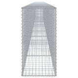 Gabion Basket with Cover 1000x50x100 cm Galvanised Iron