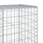 Gabion Basket with Cover 1000x50x100 cm Galvanised Iron