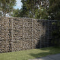 Gabion Basket with Cover 200x50x150 cm Galvanised Iron