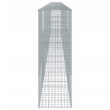 Gabion Basket with Cover 900x50x150 cm Galvanised Iron