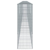 Gabion Basket with Cover 1000x50x150 cm Galvanised Iron - Top-Down View