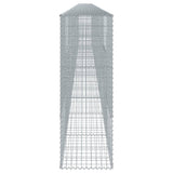 Gabion Basket with Cover 1200x50x150 cm Galvanised Iron