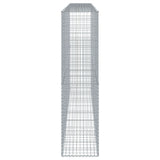 Gabion Basket with Cover 400x50x200 cm Galvanised Iron