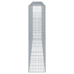 Gabion Basket with Cover 500x50x200 cm Galvanised Iron