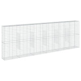Gabion Basket with Cover 600x50x200 cm Galvanised Iron