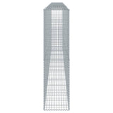 Gabion Basket with Cover 700x50x200 cm Galvanised Iron - Top-Down View