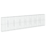 Gabion Basket with Cover 800x50x200 cm Galvanised Iron