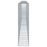 Gabion Basket with Cover 800x50x200 cm Galvanised Iron - Top-Down View