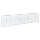 Gabion Basket with Cover 900x50x200 cm Galvanised Iron