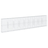 Gabion Basket with Cover 900x50x200 cm Galvanised Iron