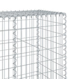 Gabion Basket with Cover 900x50x200 cm Galvanised Iron - Rear View