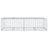 Gabion Basket with Cover 200x100x50 cm Galvanised Iron