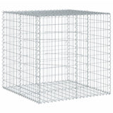 Gabion Basket with Cover 100x100x100 cm Galvanised Iron
