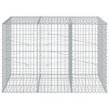 Gabion Basket with Cover 150x100x100 cm Galvanised Iron