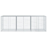 Gabion Basket with Cover 300x100x100 cm Galvanised Iron