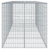 Gabion Basket with Cover 400x100x100 cm Galvanised Iron