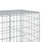 Gabion Basket with Cover 1050x100x100 cm Galvanised Iron