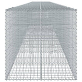 Gabion Basket with Cover 1200x100x100 cm Galvanised Iron