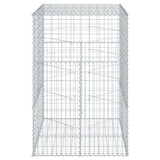 Gabion Basket with Cover 100x100x150 cm Galvanised Iron