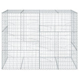 Gabion Basket with Cover 200x100x150 cm Galvanised Iron