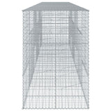 Gabion Basket with Cover 600x100x150 cm Galvanised Iron