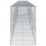 Gabion Basket with Cover 800x100x150 cm Galvanised Iron