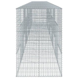 Gabion Basket with Cover 1000x100x150 cm Galvanised Iron