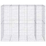 Gabion Basket with Cover 250x100x200 cm Galvanised Iron