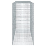 Gabion Basket with Cover 300x100x200 cm Galvanised Iron