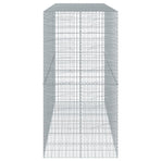 Gabion Basket with Cover 300x100x200 cm Galvanised Iron